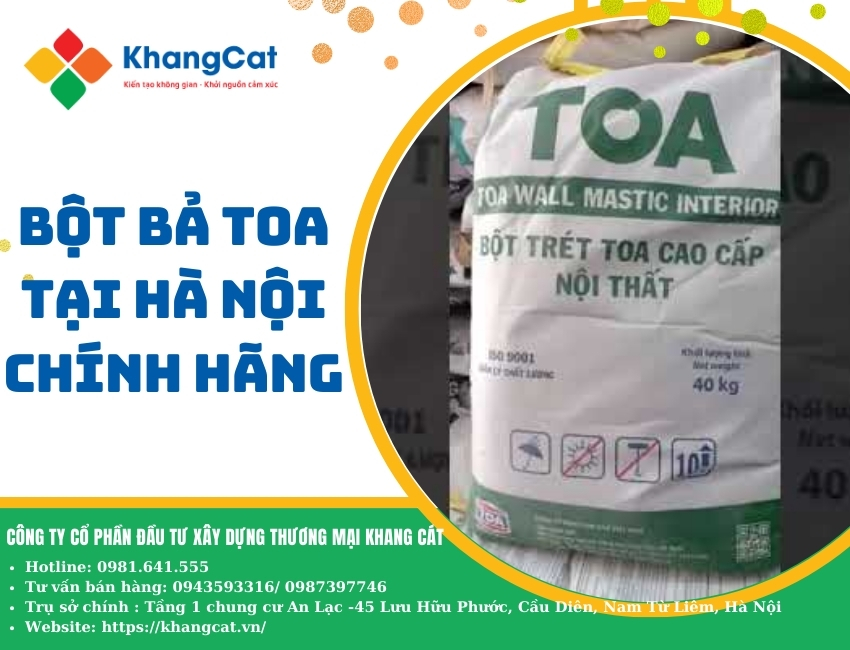 Bột bả TOA tại Hà Nội chính hãng và những lưu ý khi lựa chọn